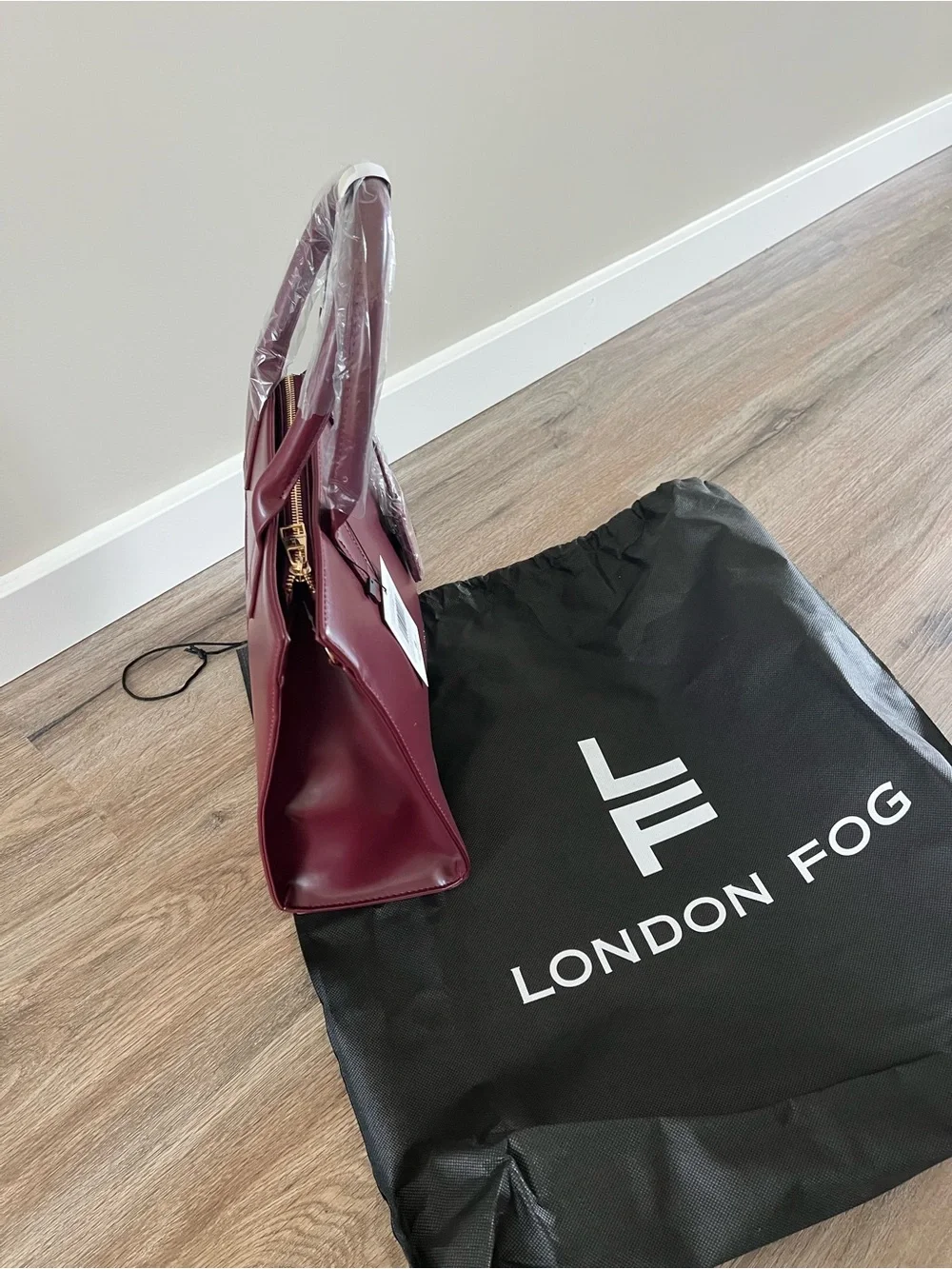 Brand New London Fog Oxblood Color Handbag/satchel style.